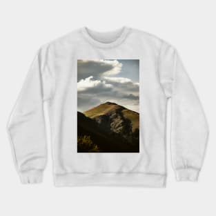 Fall Sunset Mountain Top Crewneck Sweatshirt